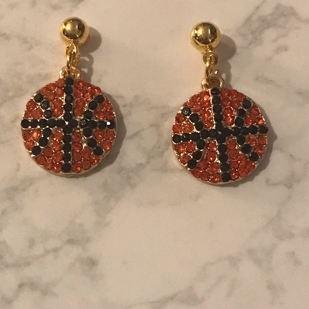 Basketball Stud Earrings